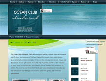 Tablet Screenshot of oceanclubresort.net